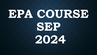 EPA Course Sep 2024 | Entrustable Professional Activities Learning ...